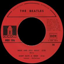 THE BEATLES FRANCE EP - C - 1966 03 04 - MEO 106 - SLEEVE 1 LABEL 2 - BIEM - pic 5