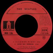 THE BEATLES FRANCE EP - C - 1966 10 31 - MEO 126 - SLEEVE 1 LABEL 2 - BIEM - pic 5