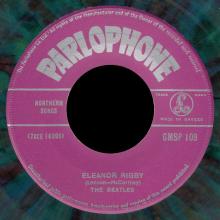 THE BEATLES MULTICOLOR GREECE - GMSP 109 - ELEANOR RIGBY ⁄ YELLOW SUBMARINE - OPEN CENTER - pic 1