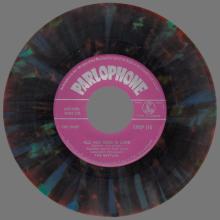 THE BEATLES MULTICOLOR GREECE - GMSP 116 - ALL YOU NEED IS LOVE ⁄ BABY YOU'RE A RICH MAN - OPEN CENTER - pic 1