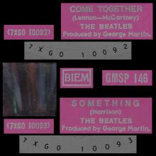 THE BEATLES MULTICOLOR GREECE - GMSP 146 - COME TOGETHER ⁄ SOMETHING - PUSH-OUT CENTER - pic 4