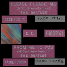 THE BEATLES MULTICOLOR GREECE - GMSP  41- PLEASE PLEASE ME ⁄ FROM ME TO YOU - pic 1
