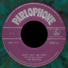 THE BEATLES MULTICOLOR GREECE - GMSP  47 - CAN'T BUY ME LOVE ⁄ THANK YOU GIRL - pic 3