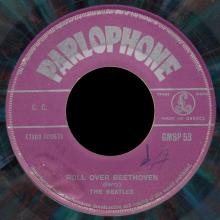 THE BEATLES MULTICOLOR GREECE - GMSP  53 - ROLL OVER BEETHOVEN ⁄ DO YOU WANT TO KNOW A SECRET - OPEN CENTER - pic 3