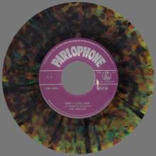 THE BEATLES MULTICOLOR GREECE - GMSP  56 - A HARD DAY'S NIGHT ⁄ AND I LOVE HER - OPEN CENTER - pic 1