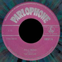 THE BEATLES MULTICOLOR GREECE - GMSP  74 - I'M A LOSER ⁄ ROCK AND ROLL MUSIC - OPEN CENTER - pic 5