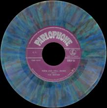 THE BEATLES MULTICOLOR GREECE - GMSP  84 - ROCK AND ROLL MUSIC ⁄ NO REPLY - OPEN CENTER - pic 6