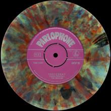 THE BEATLES MULTICOLOR GREECE - GMSP  95 - YESTERDAY ⁄ DIZZY MISS LIZZY - PUSH-OUT CENTER - pic 6