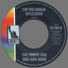 THE BONZO DOG DOO DAH BAND - I'M THE URBAN SPACEMAN - GERMANY - LIBERTY - 15144 A - pic 3