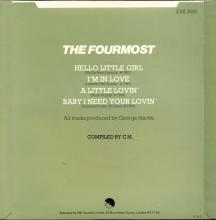 THE FOURMOST - HELLO LITTLE GIRL ⁄ I'M IN LOVE - EMI 2695 - UK - EP - pic 2