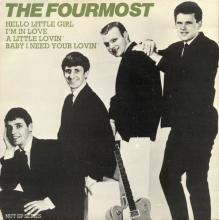 THE FOURMOST - HELLO LITTLE GIRL ⁄ I'M IN LOVE - EMI 2695 - UK - PROMO - EP - pic 1
