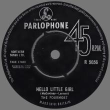 THE FOURMOST - HELLO LITTLE GIRL - R 5056 - UK - pic 1