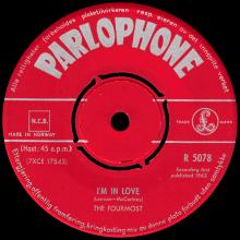 THE FOURMOST - I'M IN LOVE - R 5078 - NORWAY  - pic 1