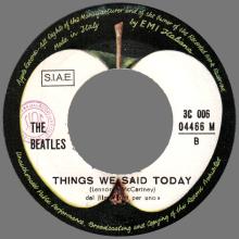 THE GREATEST STORY - A HARD DAY'S NIGHT ⁄ THINGS WE SAID TODAY - 3C 006-04466 - APPLE - B  - pic 5