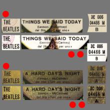 THE GREATEST STORY - A HARD DAY'S NIGHT ⁄ THINGS WE SAID TODAY - 3C 006-04466 - APPLE - B  - pic 1