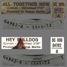 THE GREATEST STORY - ALL TOGETHER NOW ⁄ HEY BULLDOG - 3C 006-04982 - APPLE - A - pic 1