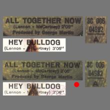 THE GREATEST STORY - ALL TOGETHER NOW ⁄ HEY BULLDOG - 3C 006-04982 - APPLE - B - pic 1
