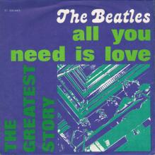 THE GREATEST STORY - ALL YOU NEED IS LOVE ⁄ BABY YOU'RE A RICH MAN - 3C 006-04466 - APPLE - A - pic 1