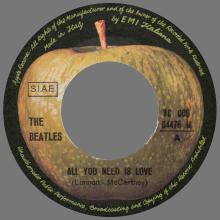 THE GREATEST STORY - ALL YOU NEED IS LOVE ⁄ BABY YOU'RE A RICH MAN - 3C 006-04466 - APPLE - B  - pic 1
