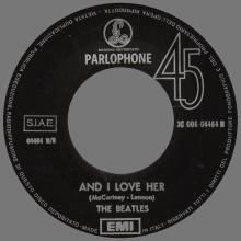 THE GREATEST STORY - AND I LOVE HER ⁄ IF I FELL - 3C 006-04464 - BLACK LABEL - pic 1