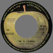 THE GREATEST STORY - EIGHT DAYS A WEEK ⁄ I'M A LOSER - 3C 006-04459 - APPLE - A - pic 1