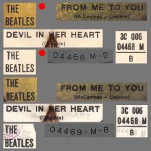 THE GREATEST STORY - FROM ME TO YOU ⁄ DEVIL IN HER HEART - 3C 006-04468 - APPLE - A - pic 1