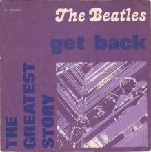 THE GREATEST STORY - GET BACK ⁄ DON'T LET ME DOWN - 3C 006-04084 - APPLE - A 2  - pic 1