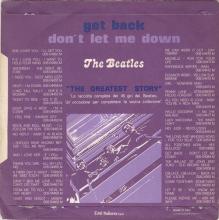THE GREATEST STORY - GET BACK ⁄ DON'T LET ME DOWN - 3C 006-04084 - APPLE - A 2  - pic 5