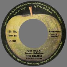 THE GREATEST STORY - GET BACK ⁄ DON'T LET ME DOWN - 3C 006-04084 - APPLE - A 2  - pic 1