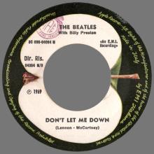 THE GREATEST STORY - GET BACK ⁄ DON'T LET ME DOWN - 3C 006-04084 - APPLE - A 2  - pic 1