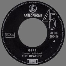 THE GREATEST STORY - GIRL ⁄ NOWHERE MAN - 3C 006-04474 - BLACK LABEL - A - pic 1