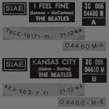 THE GREATEST STORY - I FEEL FINE ⁄ KANSAS CITY - 3C 006-04460 - BLACK LABEL - B - pic 1