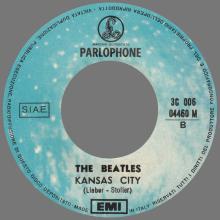 THE GREATEST STORY - I FEEL FINE ⁄ KANSAS CITY - 3C 006-04460 - BLUE LABEL - B - pic 1