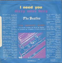 THE GREATEST STORY - I NEED YOU ⁄ DIZZY MISS LIZZY - 3C 006-04455 - BLACK LABEL - A - pic 5
