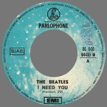 THE GREATEST STORY - I NEED YOU ⁄ DIZZY MISS LIZZY - 3C 006-04455 - BLUE LABEL - B - pic 1