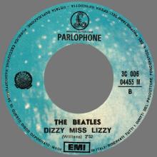 THE GREATEST STORY - I NEED YOU ⁄ DIZZY MISS LIZZY - 3C 006-04455 - BLUE LABEL - B - pic 1
