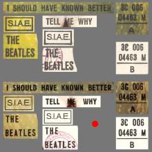 THE GREATEST STORY - I SHOULD HAVE KNOWN BETTER ⁄ TELL ME WHY - 3C 006-04463 - APPLE - B - pic 6