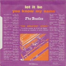 THE GREATEST STORY - LET IT BE ⁄ YOU KNOW MY NAME - 3C 006-04353 - APPLE - B - pic 6