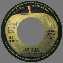 THE GREATEST STORY - LET IT BE ⁄ YOU KNOW MY NAME - 3C 006-04353 - APPLE - B - pic 1