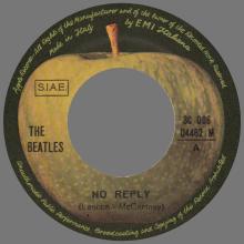 THE GREATEST STORY - NO REPLY ⁄ BABY'S IN BLACK - 3C 006-04462 - APPLE - A  - pic 1