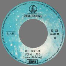 THE GREATEST STORY - PENNY LANE ⁄ STRAWBERRY FIELDS FOREVER - 3C 006-04475 - BLUE LABEL - B - pic 1
