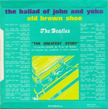 THE GREATEST STORY - THE BALLAD OF JOHN AND YOKO ⁄ OLD BROWN SHOE - 3C 006-04108 - APPLE - A  - pic 6