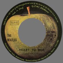 THE GREATEST STORY - TICKET TO RIDE ⁄ YES IT IS - 3C 006-04458 - APPLE - A - pic 3