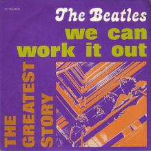 THE GREATEST STORY - WE CAN WORK IT OUT ⁄ DAY TRIPPER - 3C 006-04470 - BLACK LABEL - A - pic 1