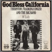 THORNTON , FRADKIN & UNGER AND THE BIG BAND - GOD BLESS CALIFORNIA - HOLLAND - ESP DISC - PE 22.860 - DU 24.902 - pic 1