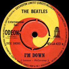 TURKEY - LA 4221 - D 1 - I'M DOWN ⁄ HELP  - pic 1