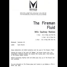 1999 09 06 - THE FIREMAN FLUID NITIN SAWHNEY REMIXES - HYPRO 12008 - 12INCH PROMO - pic 7