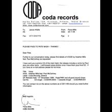 UK 1999 12 13 - VO!CE - HEATHER MILLS FEAT. PAUL McCARTNEY - CODARCD 004 - PROMO CDR - pic 6