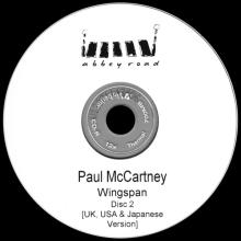 UK 2001 03 28 - WINGSPAN (DISC2) - ABBEY ROAD CDR PROMO - pic 1