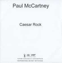 UK 2018 09 18 - PAUL McCARTNEY - CAESAR ROCK - UK - CDR PROMO - pic 1